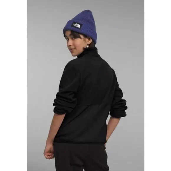 The North Face Big Kids’ Glacier ¼-Zip Pullover In Black Size Large 14/16 - Picture 2 of 8